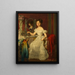 L'actress Elise Höfer - Ferdinand Georg Waldmüller — framed artwork on a wall