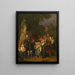 The Veneration of Saint John Devotion - Ferdinand Georg Waldmüller — framed artwork on a wall