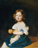 Emilie Werner, the daughter of the married couple Johann and Magdalena Werner - Ferdinand Georg Waldmüller — artwork view