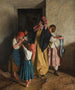 Les adieux des marraines après la confirmation - Ferdinand Georg Waldmüller — artwork view