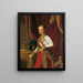 L'empereur Ferdinand Ier d'Autriche - Ferdinand Georg Waldmüller — framed artwork on a wall