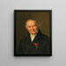 Portrait Painting Franz Benoit - Ferdinand Georg Waldmüller — framed artwork on a wall