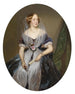 Retrato de una noble dama - Ferdinand Georg Waldmüller — vista de la obra