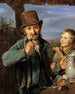 Taglöhner with his son - Ferdinand Georg Waldmüller — artwork view