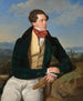 the actor Maximilian Korn in a landscape - Ferdinand Georg Waldmüller — artwork view
