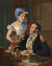 The Cartographer Professor Josef Jöttner and His Wife - Ferdinand Georg Waldmüller — artwork view