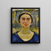 Retrato de Letizia Raviola - Ferdinand Hodler — cuadro enmarcado en la pared