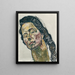 Contemplez l'infini - Ferdinand Hodler — cuadro enmarcado en la pared