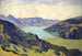 Lake Thun from Breitlauenen - Ferdinand Hodler — artwork view