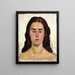 Retrato de Lina Crot - Ferdinand Hodler — cuadro enmarcado en la pared