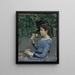 Retrato de Helen Weigl - Ferdinand Hodler — cuadro enmarcado en la pared