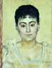 Portrait painting of Madame de R - Ferdinand Hodler — artwork view