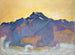 Las Dientes del Midi vistas desde Chesires - Ferdinand Hodler — vista de la obra