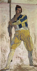 Warrior with Halberd - Ferdinand Hodler — artwork view