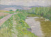 Paisaje con un río - Ferdinand Katona — vista de la obra