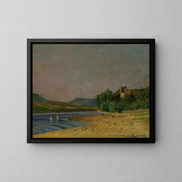 Castillo de Nedeck - Ferdinand Katona — cuadro enmarcado en la pared