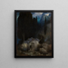 Böcklins Grab - Ferdinand Keller — cuadro enmarcado en la pared