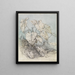 Plants with foliage in the jungle - Ferdinand Keller — framed artwork on a wall