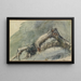 Broken Branch - Ferdinand Keller — framed artwork on a wall