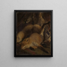 Hunting Still Life Painting - Ferdinand Keller — framed artwork on a wall