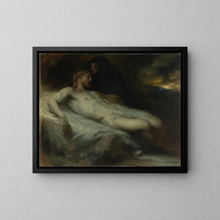 Lamentation du Christ - Ferdinand Keller — cuadro enmarcado en la pared