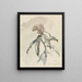 Estudio de las plantas - Ferdinand Keller — cuadro enmarcado en la pared