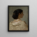 Retrato de Nana Risi - Ferdinand Keller — cuadro enmarcado en la pared
