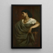Portrait of Nanna Risi - Ferdinand Keller — framed artwork on a wall