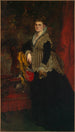 Portrait Painting of Wilhelmine Keller - Ferdinand Keller — artwork view