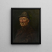 Portrait of a Hunter - Ferdinand Keller — framed artwork on a wall