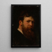 Self-portrait Painting - Ferdinand Keller — framed artwork on a wall