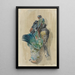 Study of Beaten Parrots and Other Birds - Ferdinand Keller — framed artwork on a wall