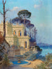 Villa en Fontaine junto al lago en primer plano - Ferdinand Knab — vista de la obra