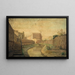 La Bièvre calle Croulebarbe - Ferdinand Laudigeois — cuadro enmarcado en la pared