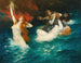 Las Rhinemaidens - Ferdinand Leeke — vista de la obra