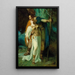 L'Adieu de Wotan à Brünhilde - Ferdinand Leeke — cuadro enmarcado en la pared
