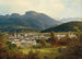 Vista de Ischl y la Kaiservilla - Ferdinand Lepié — vista de la obra