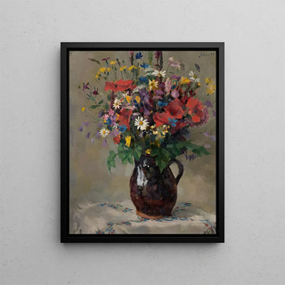 Ferdinand Matthias Zerlacher - Wiesenblumen in Krug.webp