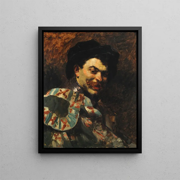 Un caballero - Ferdinand Roybet — cuadro enmarcado en la pared