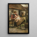 La joven madre - Ferdinand Willaert — cuadro enmarcado en la pared