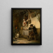 Hunting Hunter at Rest - Ferdinand de Braekeleer — framed artwork on a wall