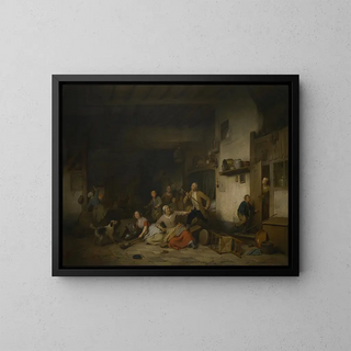 La Chauve-souris - Ferdinand de Braekeleer — cuadro enmarcado en la pared
