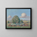 Flowerbed Painting - Ferdinand du Puigaudeau — framed artwork on a wall