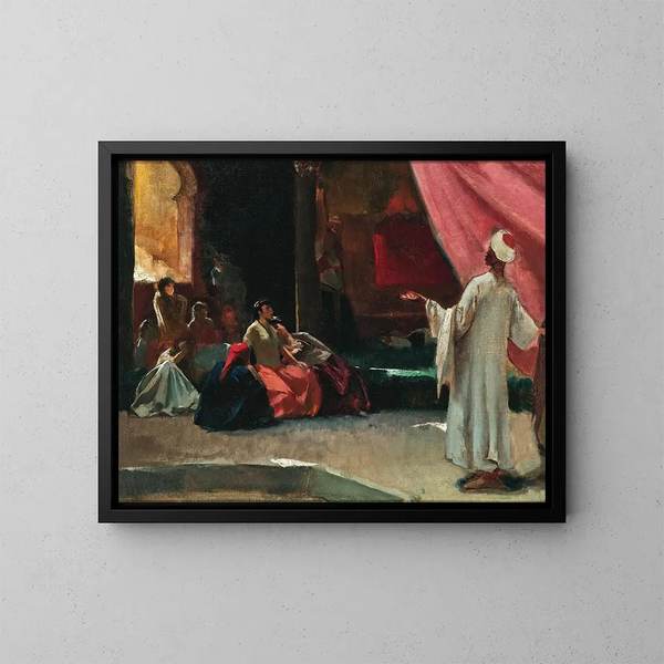 La Lectura - Ferenc Eisenhut — cuadro enmarcado en la pared