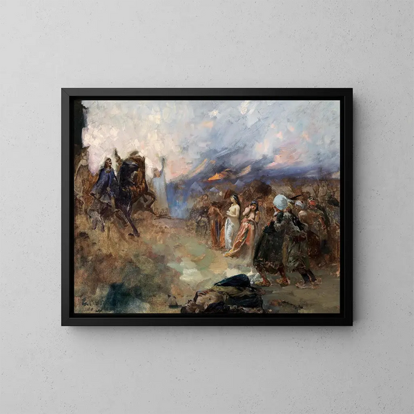 La sede de Eger - Ferenc Eisenhut — cuadro enmarcado en la pared