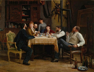 Fernand Cormon - A Friends Lunch.webp