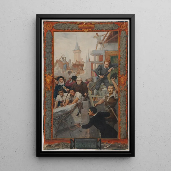 Fernand Lematte - Destruction du Chteau de la Porte Mars.webp