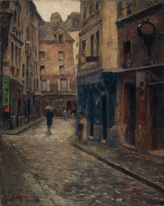 Fernand Maillaud - La rue de Lanneau Effet de pluie.webp