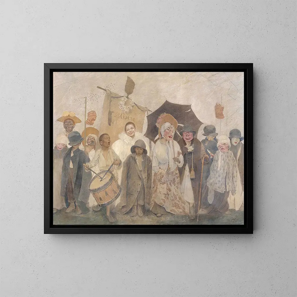 La Vachalcade - Fernand Pelez — cuadro enmarcado en la pared