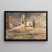 The Belfry of Arras 1916 - Fernand Sabatté — framed artwork on a wall